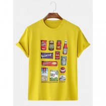 Mens Summer Loose Trend Compassionate Short Sleeved T-Shirts